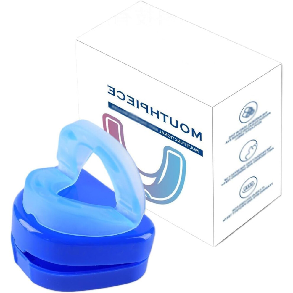 Anti Snoring Mouthpiece 2 Pack Silicone Snore Stopper with Noise Reduction Universal Fit for Men and Women