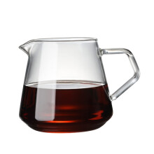 650ml Borosilicate Glass Coffee Server with Elegant Eagle Spout, Heat Resistant for Coffee and Tea