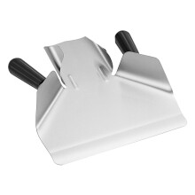 Stainless Steel French Fry Scoop with Ergonomic Handle for Large Capacity Popcorn and Fries Serving