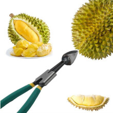 Stainless Steel Durian Opener with Ergonomic Grip for Effortless Shell Cracking and Easy Cleaning
