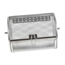 Air Fryer Rotating Basket Stainless Steel 360 Even Heating Universal Roasting Cage Dishwasher Safe