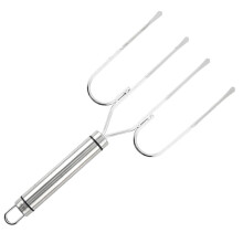 Stainless Steel Turkey Lifting Forks with Ergonomic Comfort Grip for BBQ, Roasting and Thanksgiving