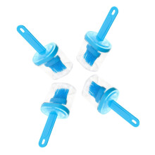 4pcs Ergonomic Silicone Basting Brush Set for Cooking BBQ Camping Reusable Oil Brush Bottle