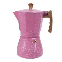 Aluminum Stovetop Moka Pot Italian Coffee Maker for Home and Office Concentrated Extraction