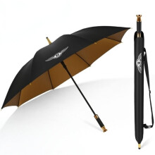 Luxury Golf Umbrella Windproof Sun Protection Automatic Gold Handle for Bentley Continental GTC