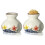 Ceramic Toothpick Holder Set with Ergonomic Concave Grip for Kitchen Dining Table and Retro Decor 1