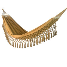 Cotton Hammock Bohemian Style Canvas Single 200x100cm for Indoor Outdoor Travel with Bag