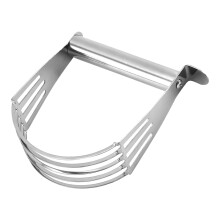 Stainless Steel Pastry Blender with NonSlip Handle, Heavy Duty Dough Mixer for Baking