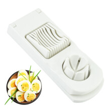 Egg Slicer Stainless Steel 2in1 Kitchen Egg Cutter for Boiled Eggs and Vegetables
