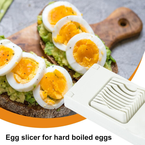 Egg Slicer Stainless Steel 2in1 Kitchen Egg Cutter for Boiled Eggs and Vegetables 1