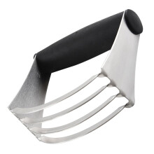 Stainless Steel Dough Blender with Ergonomic AntiSlip Handle for Quick Butter and Pastry Mixing