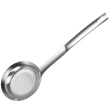 Stainless Steel Skimmer with HeatResistant Handle, Fine Mesh Cooking Strainer for Kitchen Use