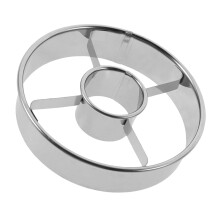 Stainless Steel Doughnut Cutter with Round Pastry Ring, Reusable Mold for Cookie Biscuit Donut Baking