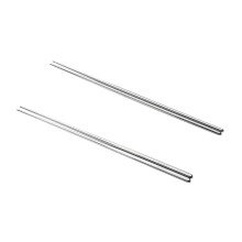 2 Pairs Extra Long Stainless Steel Cooking Chopsticks Heat Resistant NonSlip for Hot Pot Frying BBQ