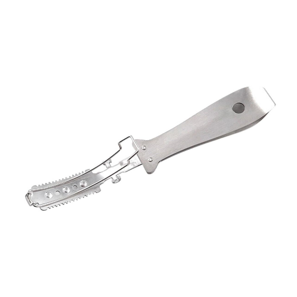 Pig Hair Scraper Stainless Steel Grooming Tool With Ergonomic Grip For Farm And Kitchen Use 9113335145580