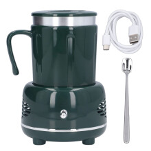 Dual Mode Coffee Cup Warmer and Cooler with Fast Cooling Heating for Home Office Desk (Green)
