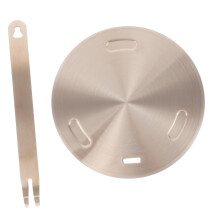 Heat Diffuser Plate for Gas and Electric Stove, Metal Simmer Plate for Even Heat Distribution