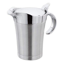 Insulated Gravy Jug 650ml Stainless Steel Thermal Pitcher for Hot and Cold Drinks Kitchen Bar