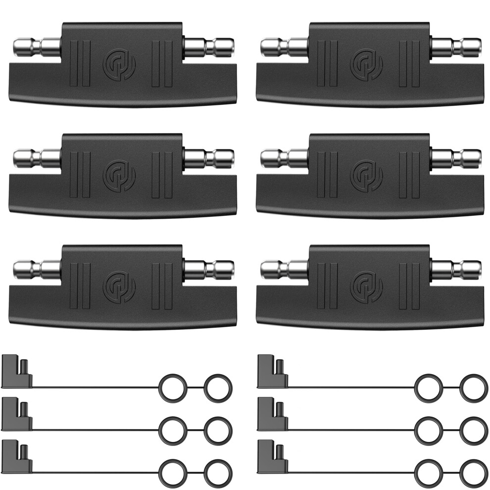 Sae Polarity Reverse Adapter 6 Pack, Quick Correction Sae Connector For Solar, Motorcycle, Automotive 9113335146327
