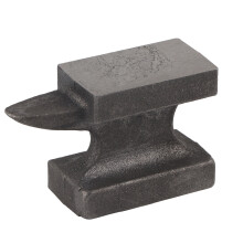 Blacksmith Workbench for Metal Forging, Wide Using Cast Iron Anvil with Large Anvil Face and Horn Design, Forged Iron Bench Block with Hardening