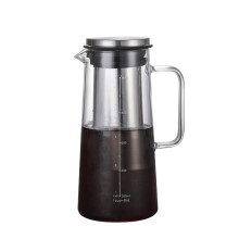 Cold Brew Coffee Maker with Filter, HeatResistant Glass Iced Coffee Pot for Home Use