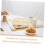 Divided Serving Tray for Efficient Ingredient Organization, Beige MultiCompartment Kitchen Organizer 3