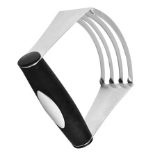 Stainless Steel Pastry Blender and Dough Cutter with Ergonomic Grip for Effortless Baking