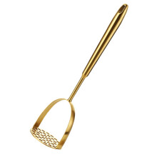 Stainless Steel Potato Masher with HeatResistant Long Handle for Vegetables and Fruits