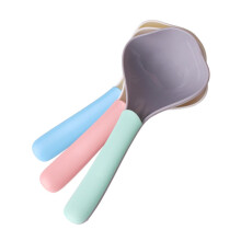 3Pcs Plastic Pet Food Scoop Set for Cats and Dogs, Easy Feeding, MultiColor Options