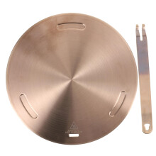 Induction Cooktop Adapter Stainless Steel Heat Diffuser Plate with Even Heat Distribution and CoolTouch Handle for Gas Stove