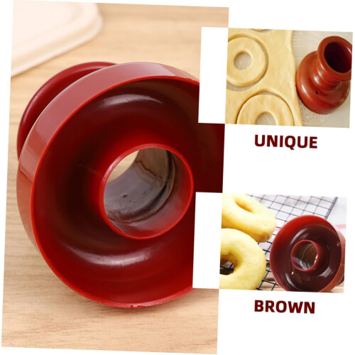 Donut Maker Set with Nonstick Plastic Molds for Even Baking Cakes Bread and Home Bakery Use 1