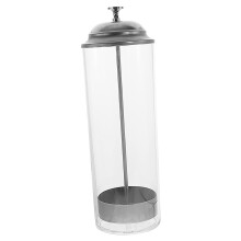 Reusable Straw Dispenser with Lid, Countertop Utensil Holder, MultiPurpose Dishwasher Safe Organizer