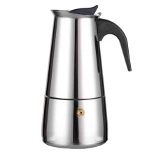 Stainless Steel Moka Pot Stovetop Espresso Maker 300ML Italian Coffee Brewer with HeatResistant Handle for Gas Electric Induction