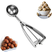 Medium Cookie Scoop with Ergonomic Trigger, 2.5 Tbsp Stainless Steel Ice Cream Scooper #24
