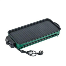 Electric Grill Smokeless Indoor Cooking Stainless Steel NonStick Surface with Adjustable Temperature Control