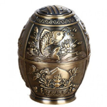 Retro Automatic Toothpick Holder with Dustproof Lid, Hand Press Design for Kitchen and Restaurant