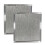 942347 Aluminum Mesh Microwave Grease Filter 2 Pack, Compatible Replacement for GE 1