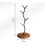 EcoFriendly Bamboo Cup Holder with Unique Bamboo Pattern, Rustic Wooden Drink Display Stand 4