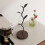 EcoFriendly Bamboo Cup Holder with Unique Bamboo Pattern, Rustic Wooden Drink Display Stand 5