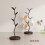 EcoFriendly Bamboo Cup Holder with Unique Bamboo Pattern, Rustic Wooden Drink Display Stand 2