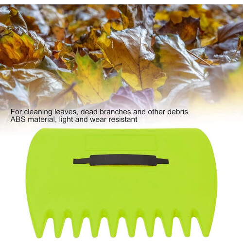Leaf Scoops Large Hand Rake Claws 2pcs for Yard Work Leaves and Debris with Adjustable Strap 2