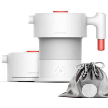Travel Electric Kettle 600ML Foldable Design Fast Boiling Dual Voltage Compact for Camping