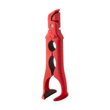 Heat Resistant Kitchen Tongs and AntiScald Bowl Clip with Silicone Grip for Hot Dishes Red