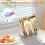 Acrylic Silverware Caddy with Compartments, Transparent Utensil Holder with Nonslip Base for Kitchen Dining Table 2