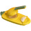 Dumpling Maker with Scraper, Ergonomic Press Tool, Flower Edge Design for Home Kitchen, Yellow 1