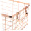Wire Storage Basket with Handle Large Capacity Metal Fruit Basket for Kitchen Counter Decor 2