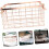 Wire Storage Basket with Handle Large Capacity Metal Fruit Basket for Kitchen Counter Decor 5
