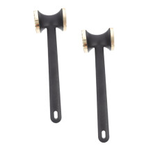 2Pcs DualSided Meat Tenderizer Hammer Stainless Steel Meat Mallet for Beef Pork Chicken