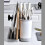 Kitchen Knife Holder with Cutting Board Rack, Detachable MultiSlot Storage Block, PP Plastic Organizer 4