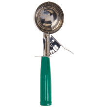 NSF Approved Green Ice Cream Scoop Size 12 with Ergonomic NonSlip Plastic Handle